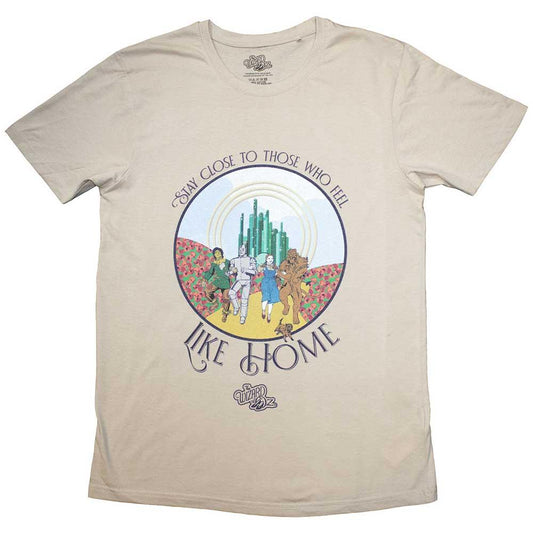 Natural - Front - The Wizard Of Oz Unisex Adult Stay Close T-Shirt