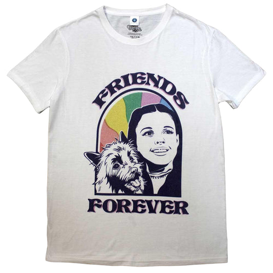 White - Front - The Wizard Of Oz Unisex Adult Friends Forever T-Shirt