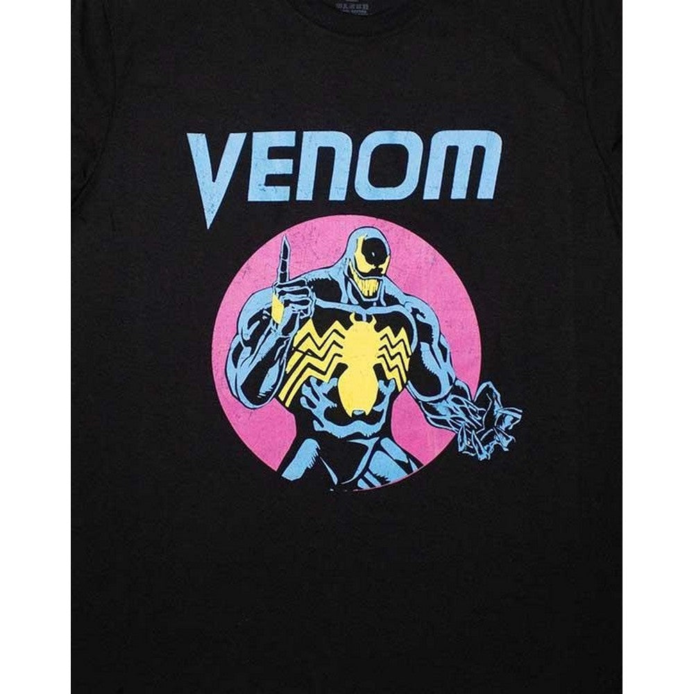 Black - Back - Marvel Comics Unisex Adult Venom T-Shirt