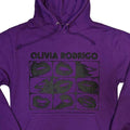 Purple - Back - Olivia Rodrigo Unisex Adult Threshold Grid Lips Pull Over Hoodie