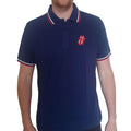 Navy Blue - Front - The Rolling Stones Unisex Adult Classic Tongue Polo Shirt