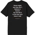 Black - Back - Oasis Unisex Adult Some Might Say Lyric Back Print T-Shirt