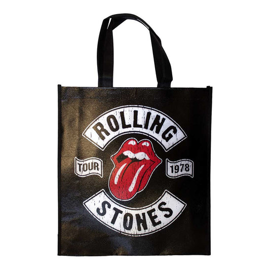 Black - Front - The Rolling Stones Tour 1978 Eco Friendly Tote Bag