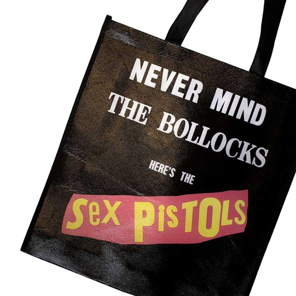 Black - Side - Sex Pistols Never Mind The Bollocks Original Album Eco Friendly Tote Bag