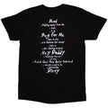 Black - Back - Korn Unisex Adult Issues Tracklist Back Print T-Shirt