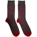 Charcoal Grey - Front - AC-DC Unisex Adult Logo Printed Socks