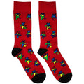 Red - Front - Grateful Dead Unisex Adult Dancing Bear Socks