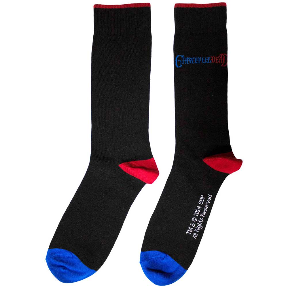 Black - Back - Grateful Dead Unisex Adult Logo Socks