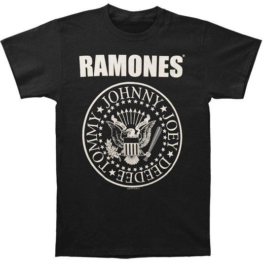 Black - Front - Ramones Unisex Adult Hey Ho Back Print T-Shirt