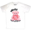 White - Front - Idles Unisex Adult Proper Hardcore T-Shirt
