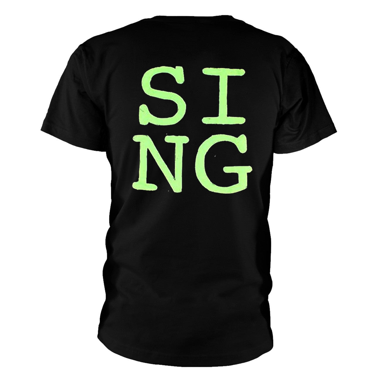 Black - Back - Ed Sheeran Unisex Adult Sing Pocket T-Shirt