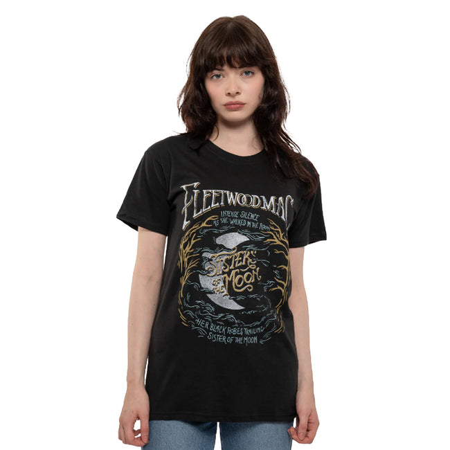 Black - Side - Fleetwood Mac Unisex Adult Sisters Of The Moon T-Shirt