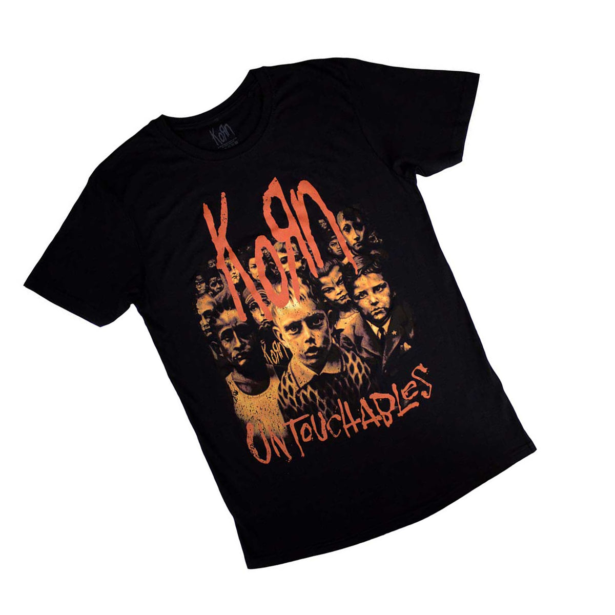 Black - Side - Korn Unisex Adult Untouchable T-Shirt