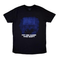 Black - Front - Billie Eilish Unisex Adult Hit Me Hard And Soft Blue Lines T-Shirt