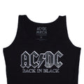 Black - Back - AC-DC Womens-Ladies Back In Black Vest Top