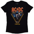 Black - Front - AC-DC Unisex Adult Angus Triangle PWR-UP EU Tour ´25 Back Print T-Shirt