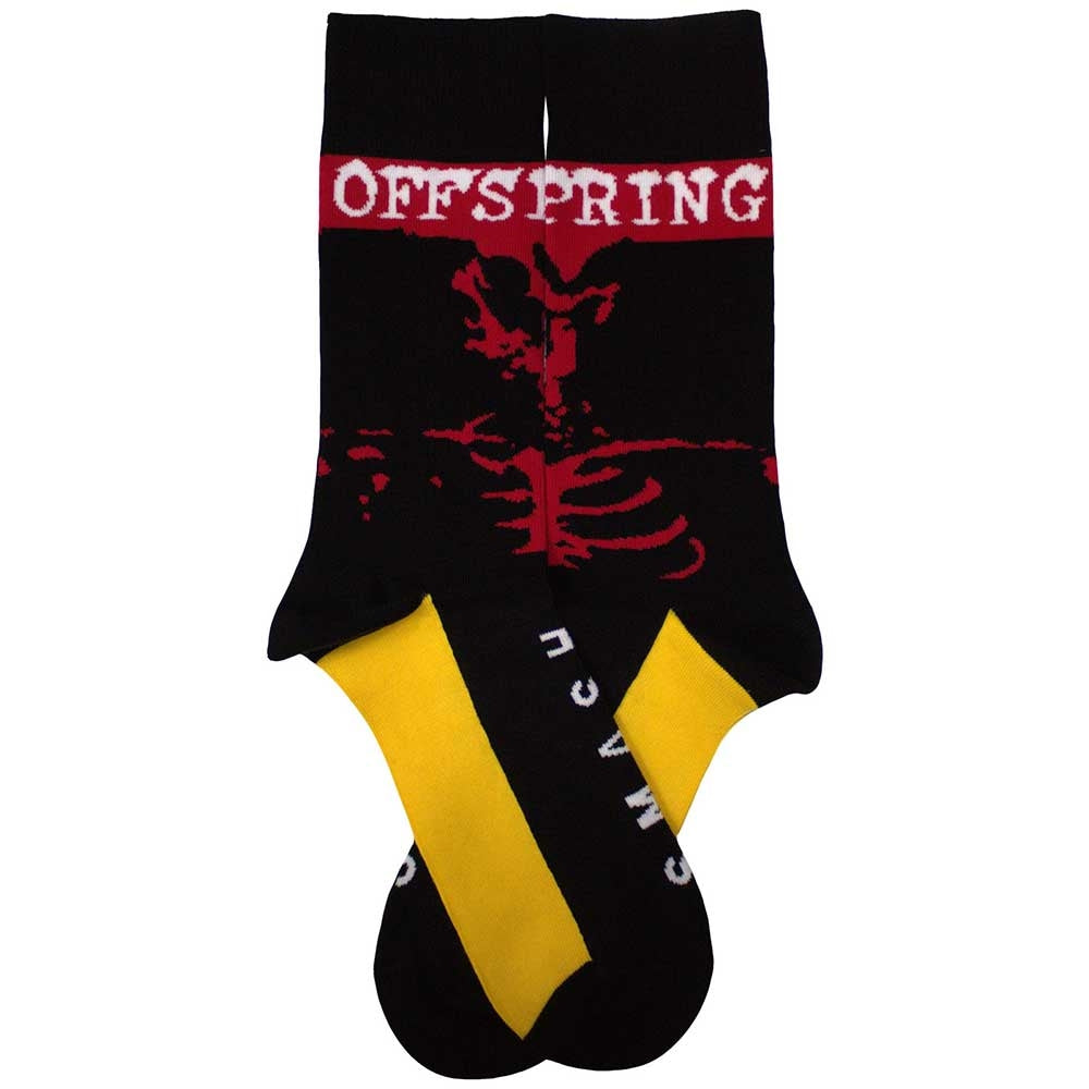 Black - Back - The Offspring Unisex Adult Smash Socks