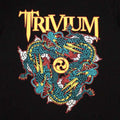 Black - Back - Trivium Unisex Adult Dragon Circle Pit T-Shirt