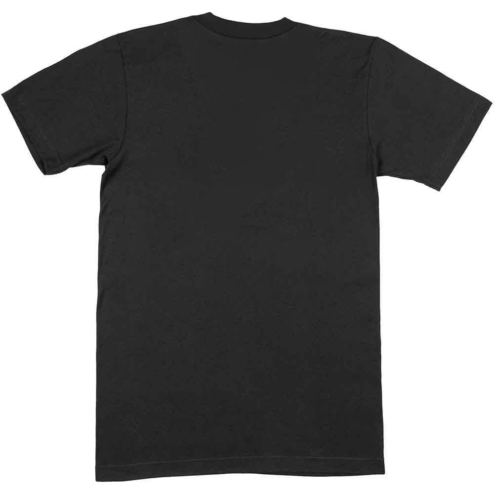 Black - Back - Blur Unisex Adult Milky Sleeve Print T-Shirt