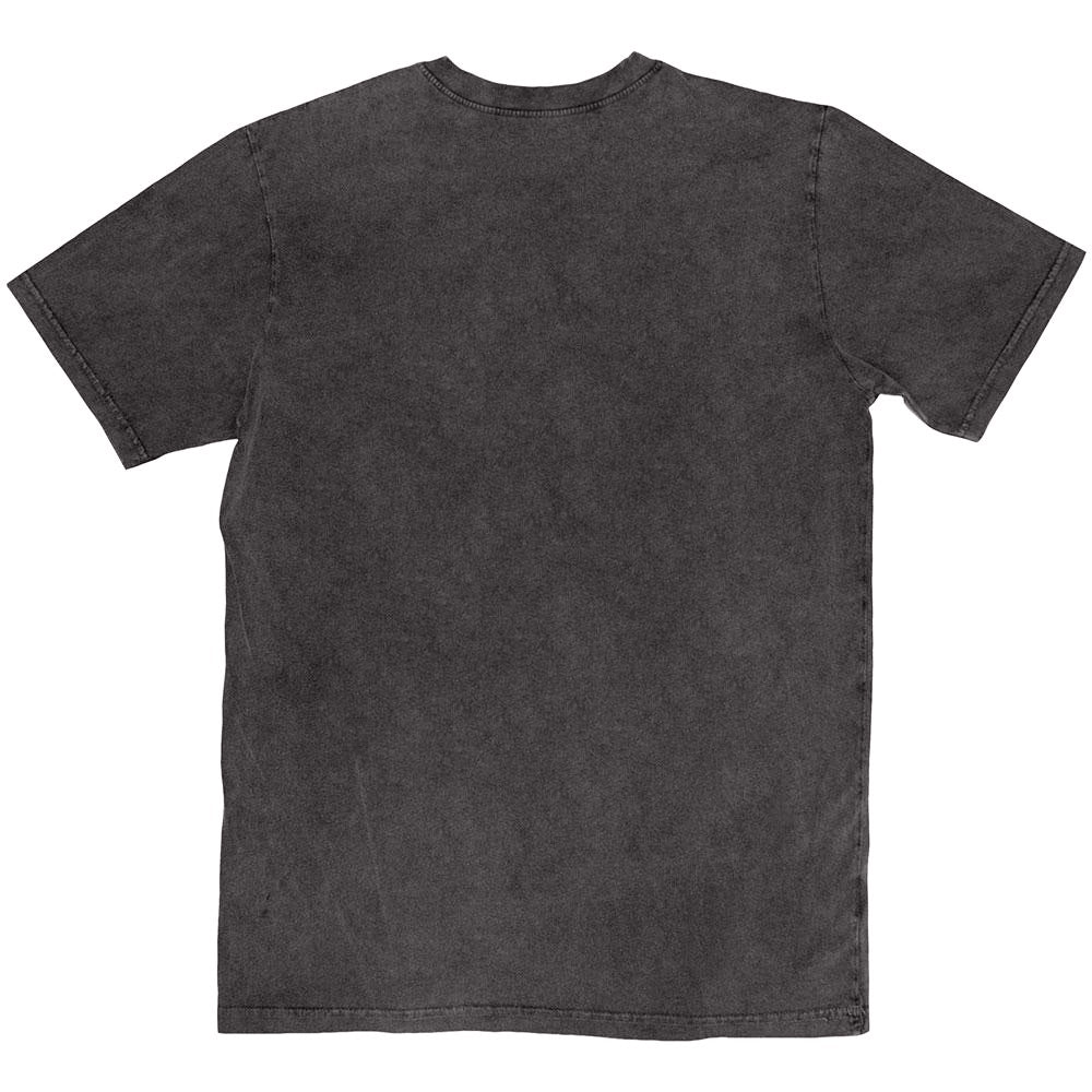 Charcoal Grey - Back - Black Sabbath Unisex Adult Angels Stone Wash T-Shirt