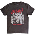 Charcoal Grey - Front - Lady Gaga Unisex Adult Born This Way Photograph T-Shirt