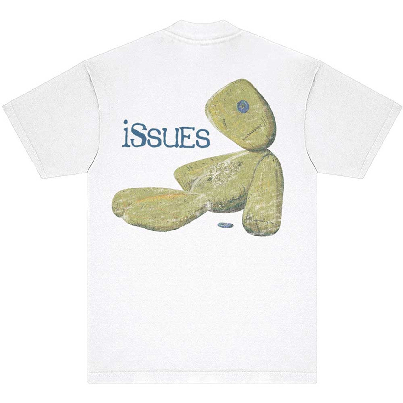 White - Back - Korn Unisex Adult Issues Doll T-Shirt