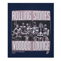 Denim Blue - Back - The Rolling Stones Womens-Ladies Voodoo Skulls T-Shirt