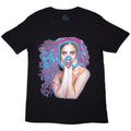 Black - Front - Lady Gaga Unisex Adult Artpop Goggles T-Shirt