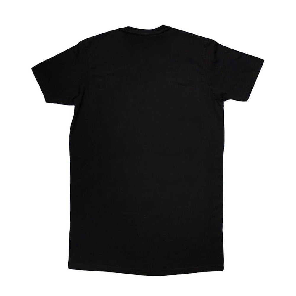 Black - Back - Emily The Strange Unisex Adult Halo Logo T-Shirt