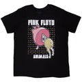 Black - Front - Pink Floyd Unisex Adult Animals Cartoons Back Print T-Shirt
