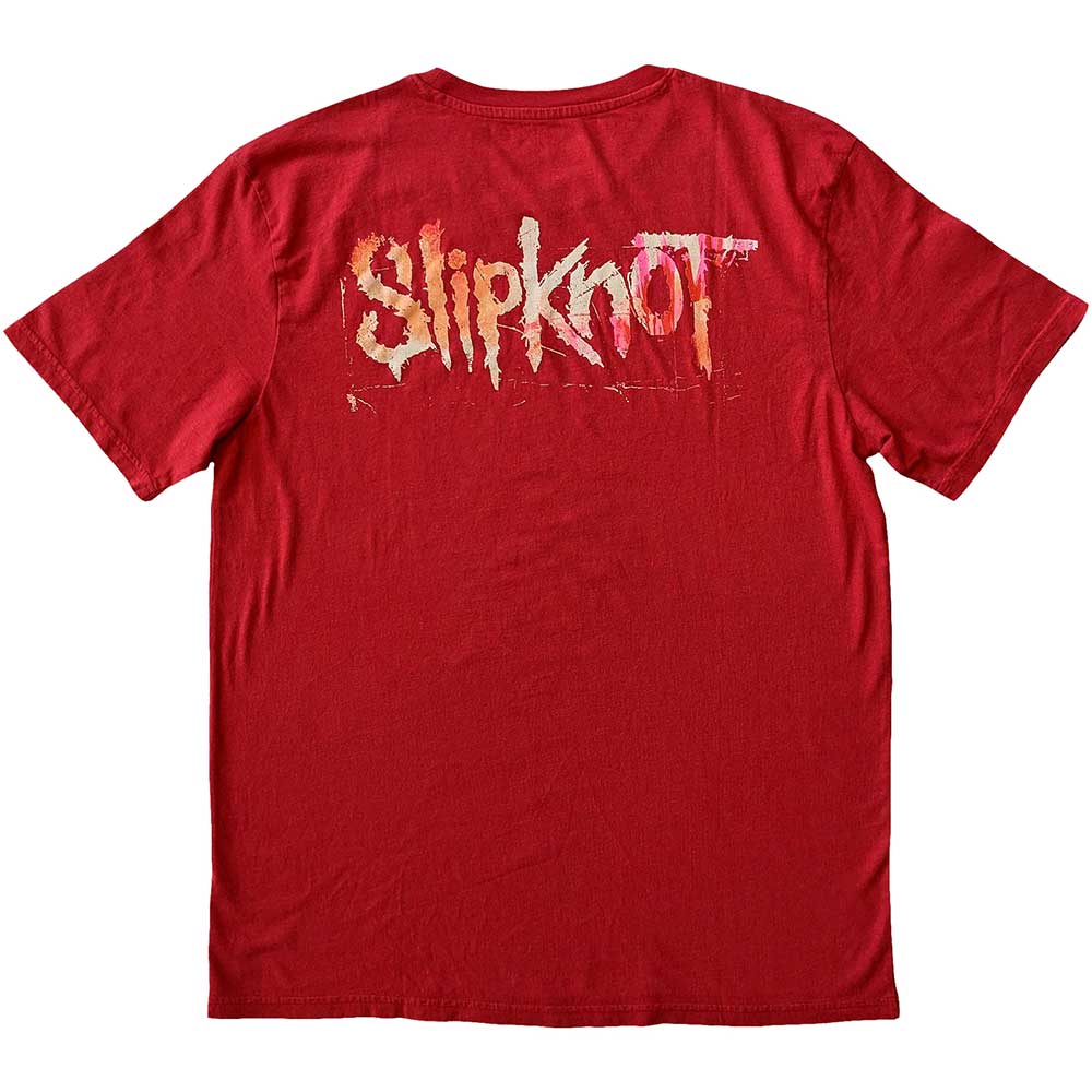 Red - Back - Slipknot Unisex Adult The End So Far Tribal-S Back Print T-Shirt