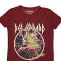 Red - Back - Def Leppard Womens-Ladies Love Bites T-Shirt
