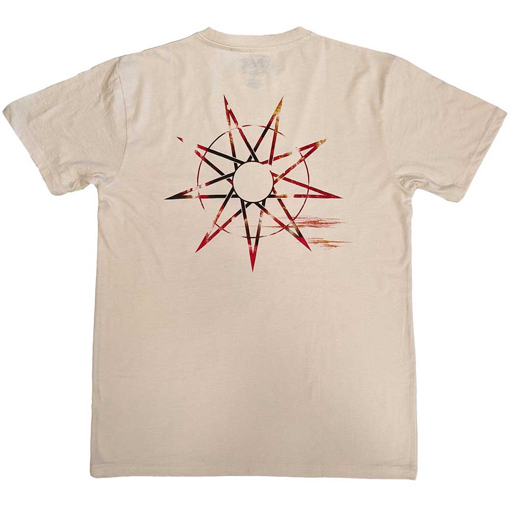 Natural - Back - Slipknot Unisex Adult The End So Far Band Back Print T-Shirt