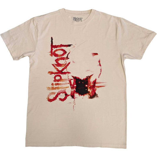 Natural - Front - Slipknot Unisex Adult The End So Far Band Back Print T-Shirt