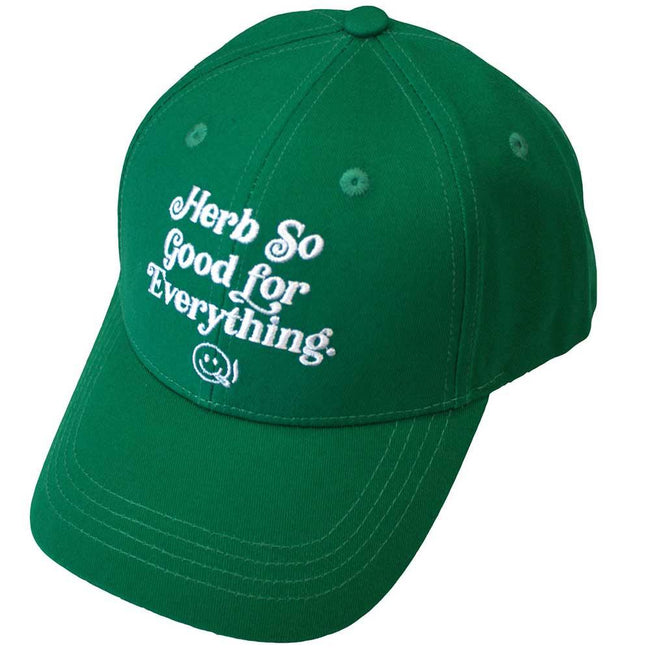 Green - Front - Bob Marley Unisex Adult Herb So Good For Everything Baseball Cap