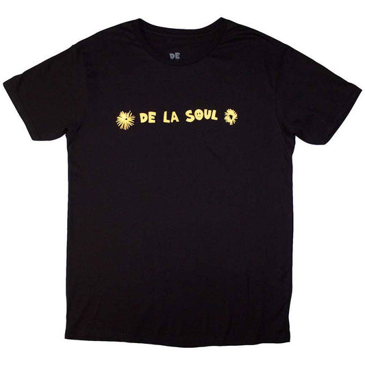 Black - Front - De La Soul Unisex Adult Mono Group T-Shirt