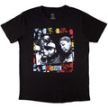 Black - Front - De La Soul Unisex Adult Collage T-Shirt