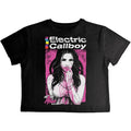 Black - Front - Electric Callboy Womens-Ladies Eat Me Alive Crop Top