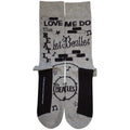 Grey - Back - The Beatles Unisex Adult Cavern Socks