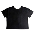 Black - Back - Tupac Shakur Womens-Ladies Spray Photo Crop Top