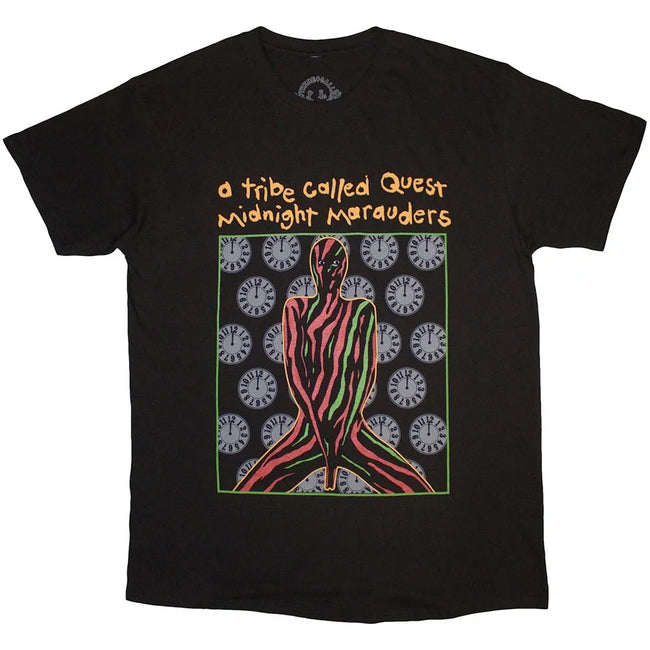 Black - Front - A Tribe Called Quest Unisex Adult Midnight Marauders T-Shirt