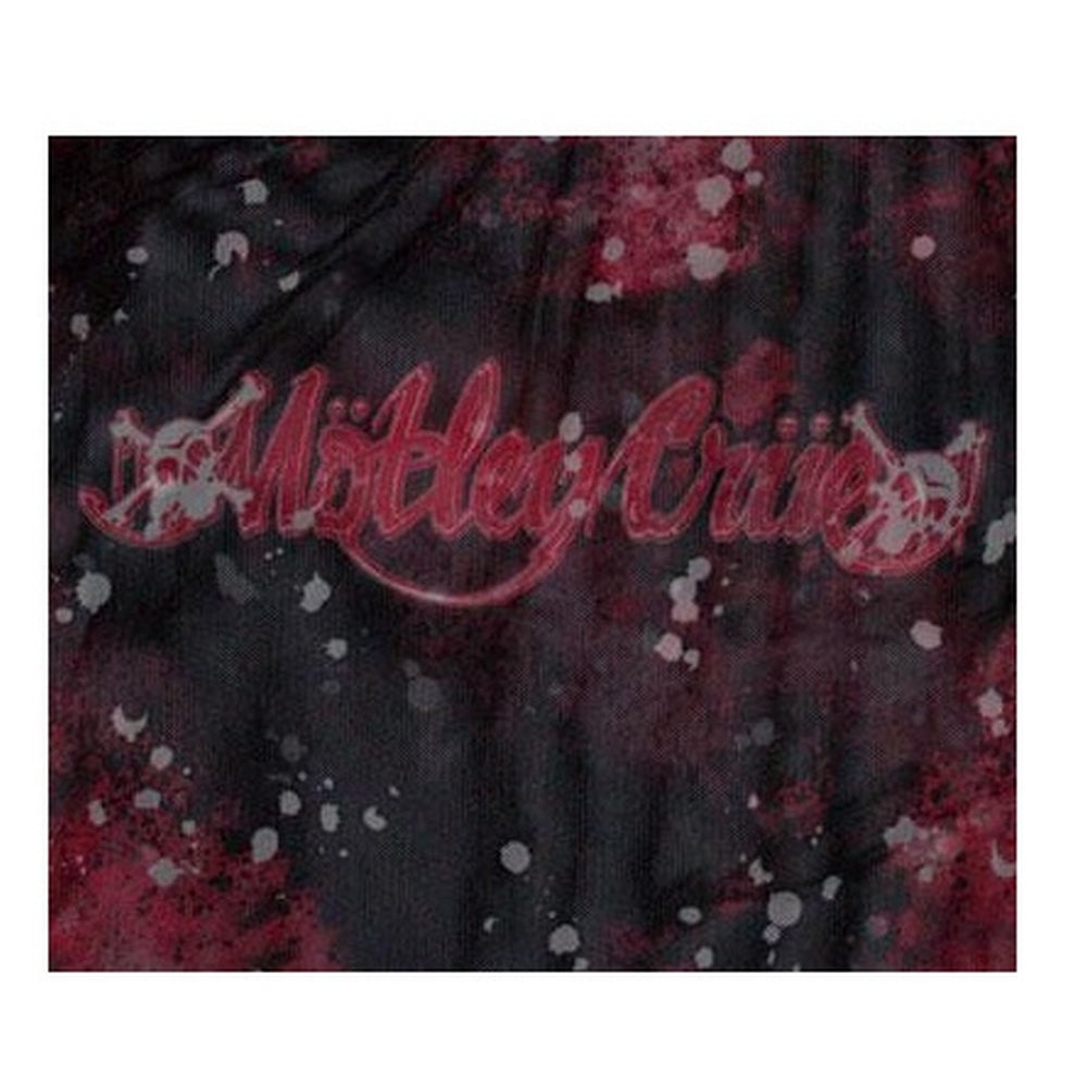 Black-Red - Back - Motley Crue Womens-Ladies Feelgood Mesh Crop Top