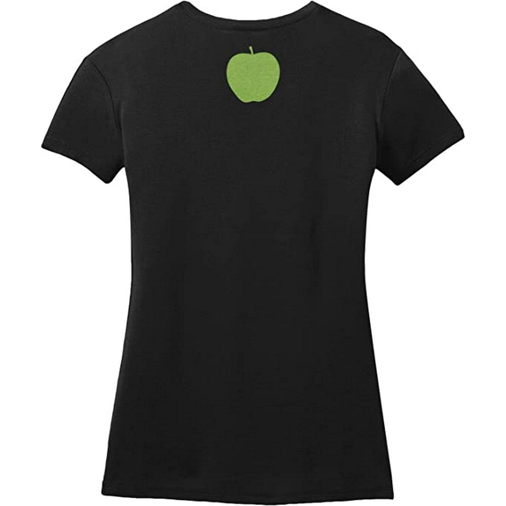 Black - Back - The Beatles Womens-Ladies Rooftop T-Shirt