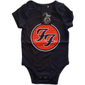 Black - Front - Foo Fighters Childrens-Kids Logo Babygrow
