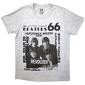 Grey - Front - The Beatles Unisex Adult 1966 T-Shirt