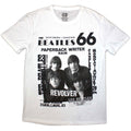 White - Front - The Beatles Unisex Adult 1966 T-Shirt