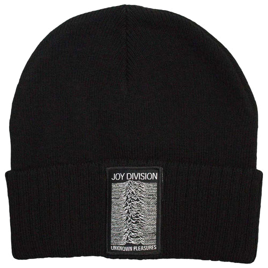 Black - Front - Joy Division Unknown Pleasures Beanie