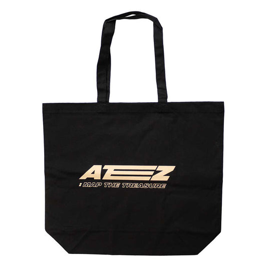 Black - Front - ATEEZ Fellowship Map The Treasure Tote Bag