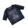 Navy Blue - Back - Ozzy Osbourne Womens-Ladies Speak Of The Devil Mesh Crop Top