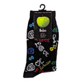 Dark Blue - Side - The Beatles Womens-Ladies Love Socks